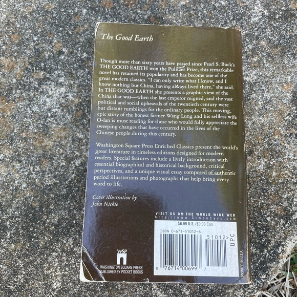 The Good Earth by Pearl S. Buck- vintage Pulitzer Prize winning novel - Picture 2 of 5